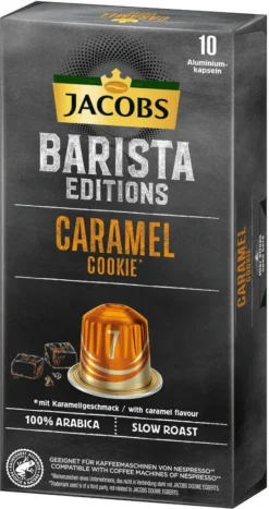 JACOBS Kapseln Barista Editions Caramel Cookie 7 10x10 Nespresso®* Kompatibel -Kaffeeprodukte 035727538b8600dd33521803dcf6b19d