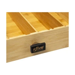 5five Simply Smart Aufbewahrungsbox Kaffe Kapsel Modern Metall Bambus Schwarz/braun 7,5cm X 33cm X 31cm -Kaffeeprodukte 0819644cdd584535b6e5e5cc3e82d544