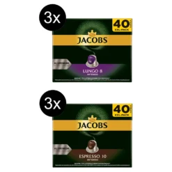 JACOBS Lungo 8 + Espresso 10 Nespresso®* Kompatibel - 240 Kapseln XXL-Pack 9 JACOBS Lungo 8 + Espresso 10 Nespresso®* Kompatibel - 240 Kapseln XXL-Pack -Kaffeeprodukte 083f988687f885ad580e5cb37567d764