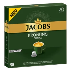 JACOBS Kapseln Krönung Crema 200 Nespresso®* Kompatible Kaffeekapseln 10x20 -Kaffeeprodukte 0bdcd61f1ac621724d2abea118d8815f