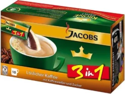 Jacobs Classic 3in1 Sticks | Löslicher Kaffee | 10 Portionen 24 Jacobs Classic 3in1 Sticks | Löslicher Kaffee | 10 Portionen -Kaffeeprodukte 0f4e5bf55b456fcc43734305c682646f