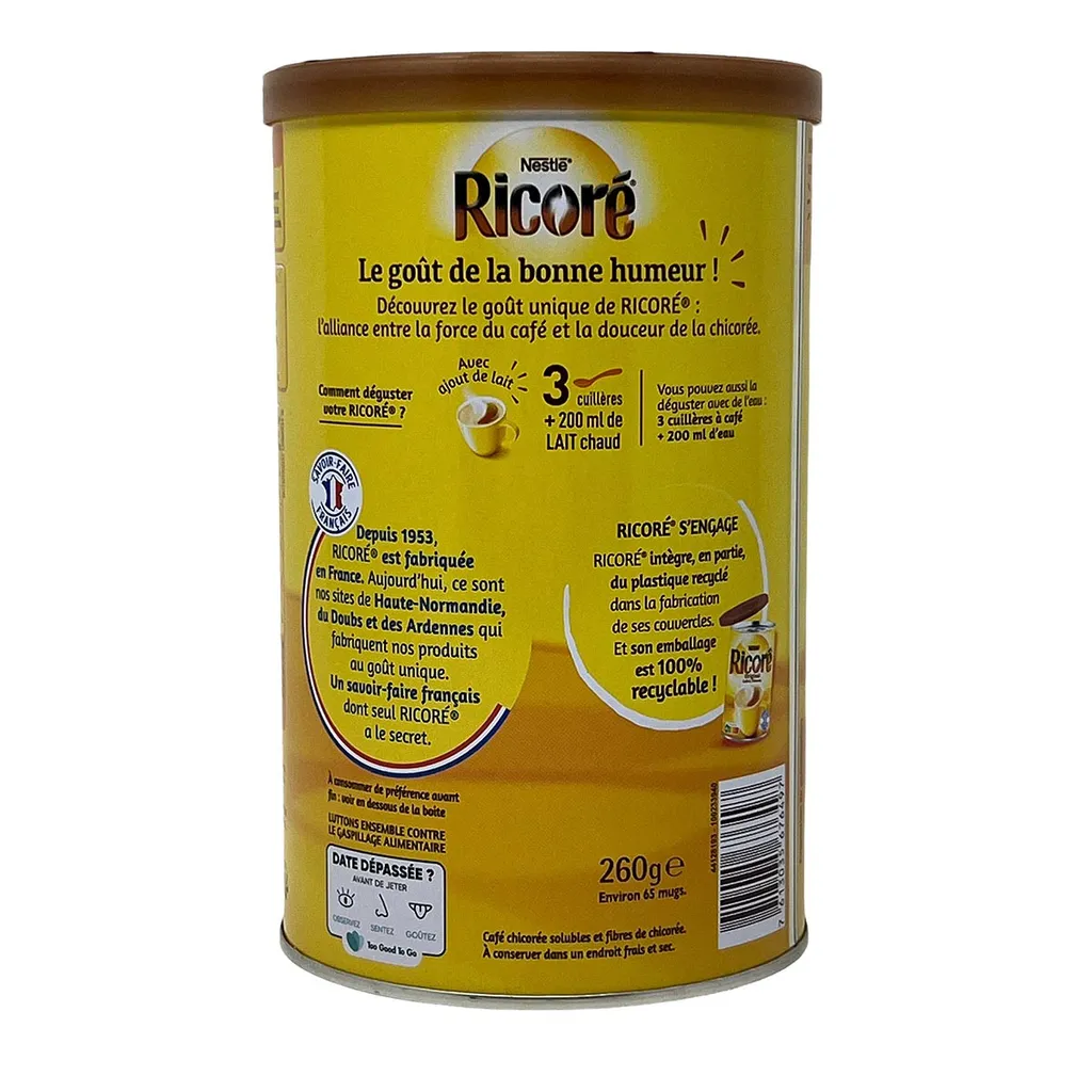 Nestlé® Nestle Ricore L'instant Douceur Instant Kaffee Mit Extrakten Aus Der Zichorie Wurzel 3 X 260 Gramm 3 Nestlé® Nestle Ricore L'instant Douceur Instant Kaffee Mit Extrakten Aus Der Zichorie Wurzel 3 X 260 Gramm – Bild 2