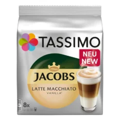Tassimo Kapseln Jacobs Typ Latte Macchiato Vanilla | 8 Kaffeekapseln -Kaffeeprodukte 160c8a59b34135f5b5d85b9ff93f67e7