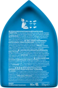 SENSEO Pads Decaf Senseopads 160 Getränke Entkoffeiniert 18 SENSEO Pads Decaf Senseopads 160 Getränke Entkoffeiniert -Kaffeeprodukte 1918befdc137b5b6df44464b3fb1cf19