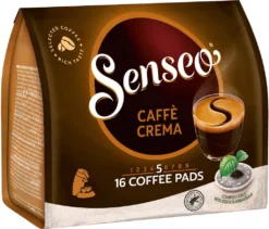 SENSEO Pads Caffè Crema Senseopads 80 Getränke Pads Softpads -Kaffeeprodukte 1945c29488ef49161e10572730ab1e19