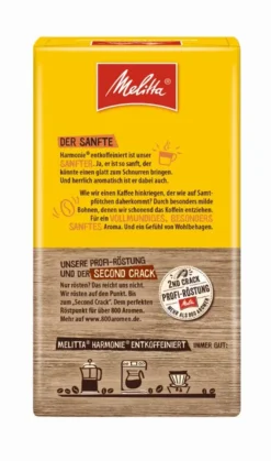MELITTA Filterkaffee Harmonie Entkoffeiniert Gemahlener Röstkaffee 12x500g Sanft -Kaffeeprodukte 19c9150f6894da0b5b1188ca97751391