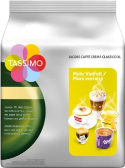 Tassimo Jacobs Caffè Crema Classico XL | 5 Packungen á 16 T Discs -Kaffeeprodukte 1adc906880144ea37a9ffb15ad237bb4