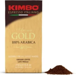 Kimbo Aroma Gold 100% Arabica 250g Gemahlen -Kaffeeprodukte 1af8ad38bbc65c91ddef505e52970c3d