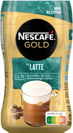 Nescafé® Nescafé Gold Typ Latte | 250g Dose -Kaffeeprodukte 1cfa56f030eaf8ae9fe869165c18c9fd