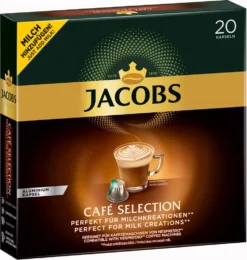 Jacobs Café Selection, Kaffeekapseln, Nespresso Kompatibel, Kaffee, 20 Kapseln á 5.2 G 10 Jacobs Café Selection, Kaffeekapseln, Nespresso Kompatibel, Kaffee, 20 Kapseln á 5.2 G -Kaffeeprodukte 2402c966776832581f0cc7ea088ff656