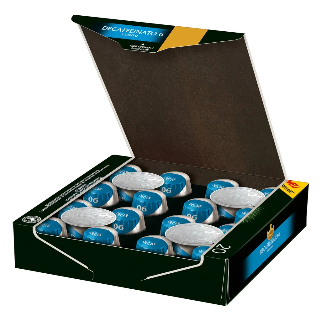 JACOBS Kapseln Decaffeinato 6 Lungo Entkoffeiniert 200 Nespresso®* Kompatibel 8 JACOBS Kapseln Decaffeinato 6 Lungo Entkoffeiniert 200 Nespresso®* Kompatibel – Bild 6