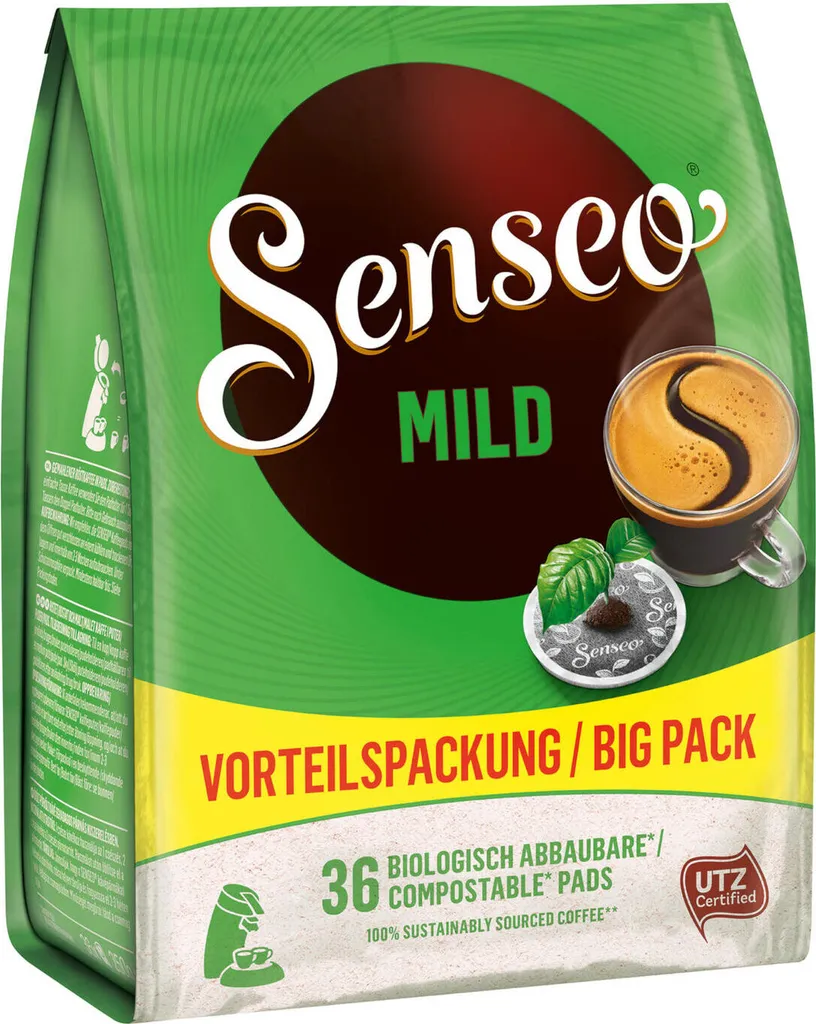 SENSEO Pads Mild UTZ 10 X 36 Kaffeepads Vorratspack - 360 Getränke 5 SENSEO Pads Mild UTZ 10 X 36 Kaffeepads Vorratspack - 360 Getränke – Bild 3