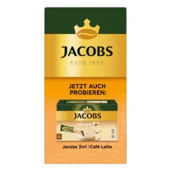 JACOBS 3in1 Typ Caramel Löslicher Kaffee 12er Pack 12 X 10 Getränke Sticks -Kaffeeprodukte 27cacbdffc17c6ca99937a0caccd79df