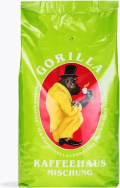 Joerges Gorilla Kaffeehaus Kaffeebohnen 1kg -Kaffeeprodukte 28da68463bdcf9f7fdd8707d4f5af28d