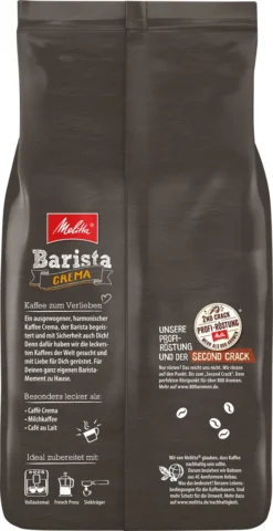 MELITTA Ganze Kaffeebohnen Barista Crema 1100g Ausgewogen Harmonisch Stärke 3 -Kaffeeprodukte 2bbdbf5710223e617b90724eed1bc2bd
