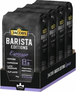 JACOBS Kaffeebohnen Barista Editions Espresso Esproessobohnen 4x1 Kg +2 Dosen 11 JACOBS Kaffeebohnen Barista Editions Espresso Esproessobohnen 4x1 Kg +2 Dosen -Kaffeeprodukte 2d7aa52c95bedfbd3733ea2c20feedad