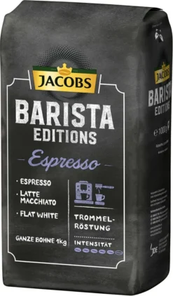 JACOBS Kaffeebohnen Barista Editions Espresso 2 X 1 Kg Espressobohnen Ganze Bohne -Kaffeeprodukte 2e905323f7f50684c05dc3094b5446e6
