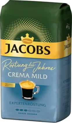 JACOBS Kaffeebohnen Expertenröstung Crema Mild Röstung Des Jahres 2x1 Kg Bohnen -Kaffeeprodukte 300882f3b1a95a96e1b61c177445033e