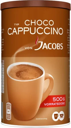 JACOBS Löskaffee Typ Choco Cappuccino 500 G Dose Löslicher Kaffee Mit Kakao -Kaffeeprodukte 31d9a9b7d6419757fe5f8865c171d599