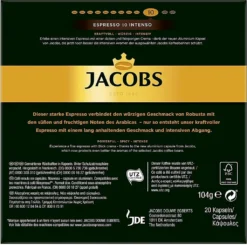 JACOBS Espresso 10 Intenso 200 Nespresso®* Kompatible Kaffeekapseln 10 JACOBS Espresso 10 Intenso 200 Nespresso®* Kompatible Kaffeekapseln -Kaffeeprodukte 34524faeca953fb7b53963e05948fe56