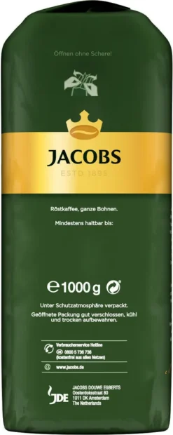 JACOBS Kaffeebohnen Krönung Crema 3 Kg Ganze Geröstete Bohnen + 1 Jacobs Barista Becher + 1 Dose -Kaffeeprodukte 38d6771995c6fbb237fd430269d4d8b1
