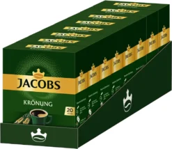 JACOBS Krönung Löslicher Kaffee 8 X 20 Getränke Sticks Instantkaffee -Kaffeeprodukte 38ec236ccd2ab27c5b3d713a80e6a6ae 1