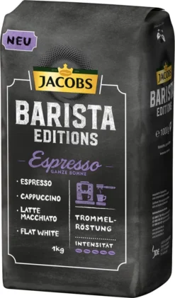 Jacobs Barista Editions Espresso, Bohnenkaffee, Ganze Bohnen, Röstkaffee, Kaffeebohnen, 4 X 1000 G -Kaffeeprodukte 4234cce52045a5f95d4104254527b084