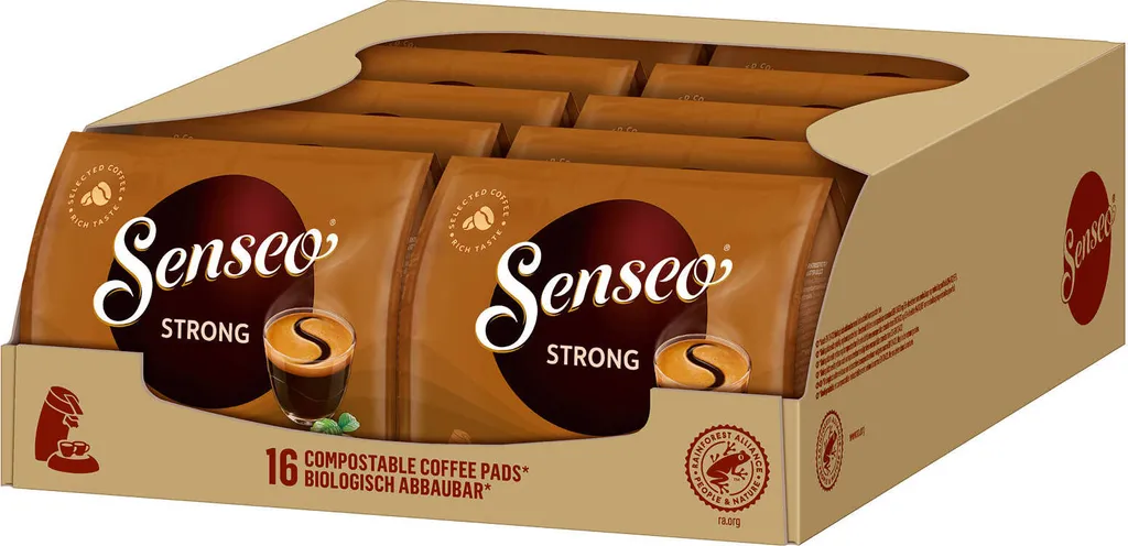 SENSEO Pads Strong Senseopads 10 X 16 Getränke - 160 Pads 3 SENSEO Pads Strong Senseopads 10 X 16 Getränke - 160 Pads