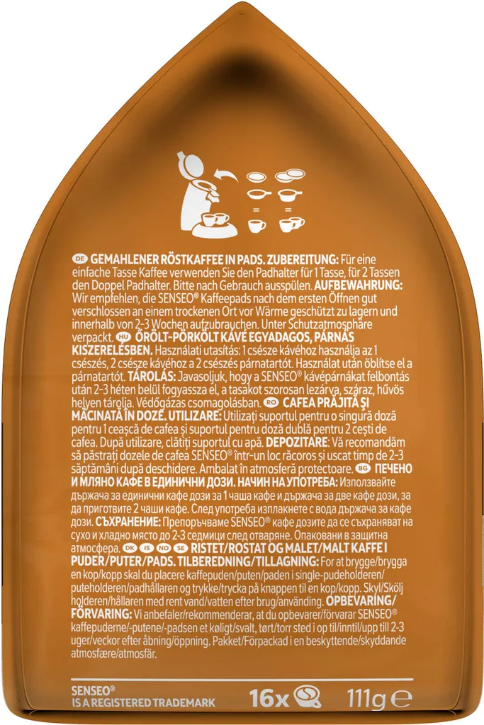 SENSEO Pads Caffè Crema Senseopads 160 Getränke Kaffeepads 8 SENSEO Pads Caffè Crema Senseopads 160 Getränke Kaffeepads – Bild 6