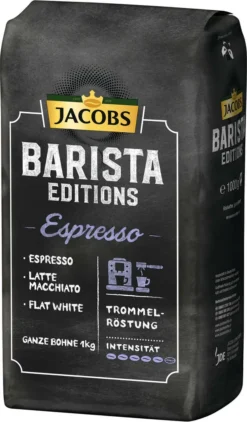 JACOBS Kaffeebohnen Barista Editions Espresso 2x1kg Ganze Bohne + Aluminium Dose Im Barista Design -Kaffeeprodukte 47fa002a9c656045e8c2c2fc7e99de3c
