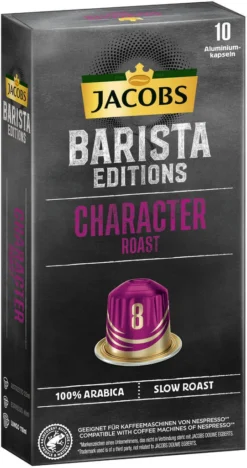 JACOBS Kapseln Barista Editions Character Roast 8 10x10 Nespresso®* Kompatibel 12 JACOBS Kapseln Barista Editions Character Roast 8 10x10 Nespresso®* Kompatibel -Kaffeeprodukte 4d4142b434485e76a0e750ec175a4662