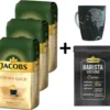JACOBS Kaffeebohnen Expertenröstung Crema Gold 3 Kg Geröstete Bohnen+ 1 Jacobs Barista Becher+ 1 Dose -Kaffeeprodukte 4e728feec0b562b322dc0053ce725ad2