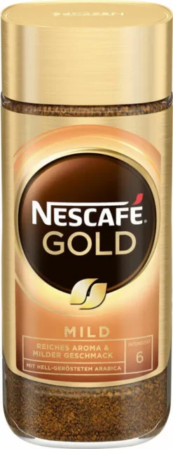 Nescafé® Nescafé Gold Mild | Löslicher Kaffee | 200g-Glas -Kaffeeprodukte 5180226be044506d72c5d1b5cde922e5