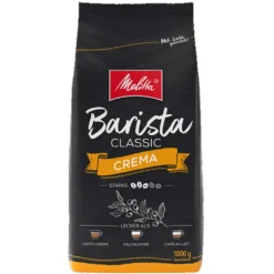 Kaffeeprodukte 13 MELITTA Ganze Kaffeebohnen Barista Crema 1 Kg Ausgewogen Harmonisch Stärke 3