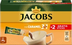 JACOBS Löskaffee 3in1 Typ Caramel Löslicher Kaffee 12 X 10+2 Getränke Sticks 10 JACOBS Löskaffee 3in1 Typ Caramel Löslicher Kaffee 12 X 10+2 Getränke Sticks -Kaffeeprodukte 5379d56ad0dc863e2696311b4a023bc4