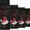 LUCIFER'S ROAST 4x1kg Espresso By KIQO Aus Italien - Starke Kaffeebohnen Für Kaffeevollautomaten Und Siebträger - Säurearm - 100% Robusta (ganze Bohnen, 4x1kg) -Kaffeeprodukte 53b3409a1f54de7cfec7c99578e1b889
