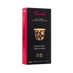 Kaffeekapseln, TURABO, Karamell, 10 Nespresso-kompatible Kapseln, 54gr -Kaffeeprodukte 55ef8a8f78bad0a2421eb2d00dccba89