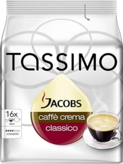 Tassimo Jacobs Caffè Crema Classico | 16 T Discs, Kaffeekapseln 17 Tassimo Jacobs Caffè Crema Classico | 16 T Discs, Kaffeekapseln -Kaffeeprodukte 5c4fff3e65c4ad237fafa2141508e7ca