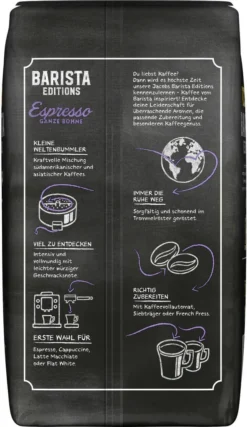 JACOBS Kaffeebohnen Barista Editions Espresso 2x1kg Ganze Bohne + Aluminium Dose Im Barista Design -Kaffeeprodukte 5cecd597e2ea81a5ad6d72fde7b1f921