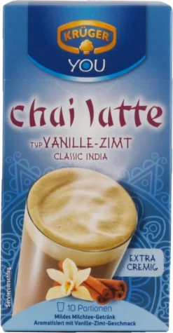 Krüger You Chai Latte Typ Vanille-Zimt Classic India Extra Cremig | 10 Portionen 14 Krüger You Chai Latte Typ Vanille-Zimt Classic India Extra Cremig | 10 Portionen -Kaffeeprodukte 5df7e19cc55817dea244756904721a3b