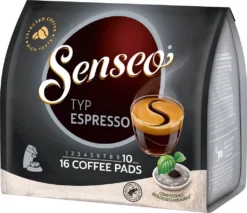 SENSEO Pads Typ Espresso Senseopads 160 Getränke Kaffeepads -Kaffeeprodukte 5f8094639e1aa24897cd1fe4bf5ae0d2