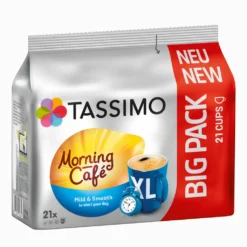 TASSIMO Morning Café XL Mild & Smooth, Kaffeekapseln, XL 21er -Kaffeeprodukte 6167c6f7825e1c7d996eb7ff8d0740ac