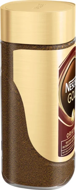 Nestlé® Nescafé Gold Das Original, Löslicher Bohnenkaffee, Kaffee, Gemahlener Röstkaffee, Glas, 100 G -Kaffeeprodukte 63c0535052fb73e77d87d1c09272f59c