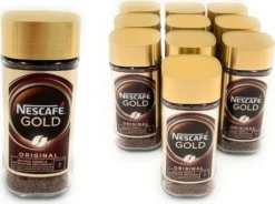 Nestlé® Nescafé Gold Das Original, Löslicher Bohnenkaffee, Kaffee, Gemahlener Röstkaffee, Glas, 100 G -Kaffeeprodukte 6774ea6e011b4823283128c31a0a9247