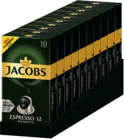 JACOBS Kapseln Espresso Ristretto 100 Nespresso Kompatible Kaffeekapseln -Kaffeeprodukte 6ad8dda1680db8a388d521f2ddb544a0