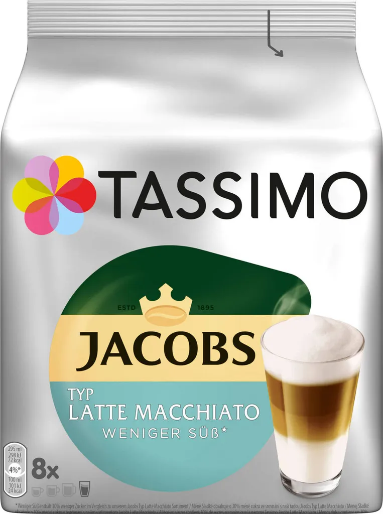 TASSIMO Kapseln 2 X Latte Macchiato Vielfaltspakete + Vivy 2 Schwarz Gratis 6 TASSIMO Kapseln 2 X Latte Macchiato Vielfaltspakete + Vivy 2 Schwarz Gratis – Bild 4