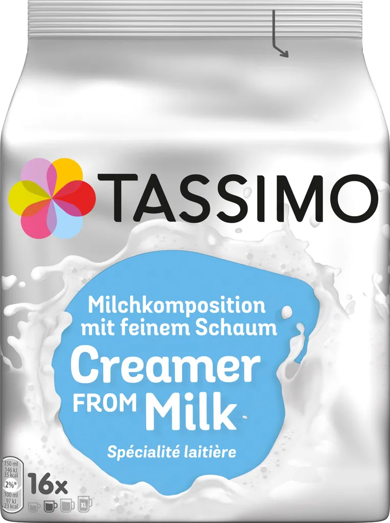 Tassimo Milchkomposition Mit Feinem Schaum | 16 T Discs, Kaffeekapseln 3 Tassimo Milchkomposition Mit Feinem Schaum | 16 T Discs, Kaffeekapseln