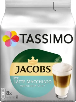 TASSIMO Kapseln Latte Macchiato Vielfaltspaket Discs 40 Getränke 5 Sorten Kaffee -Kaffeeprodukte 6cded7abf0764aecef8832413aa84cee