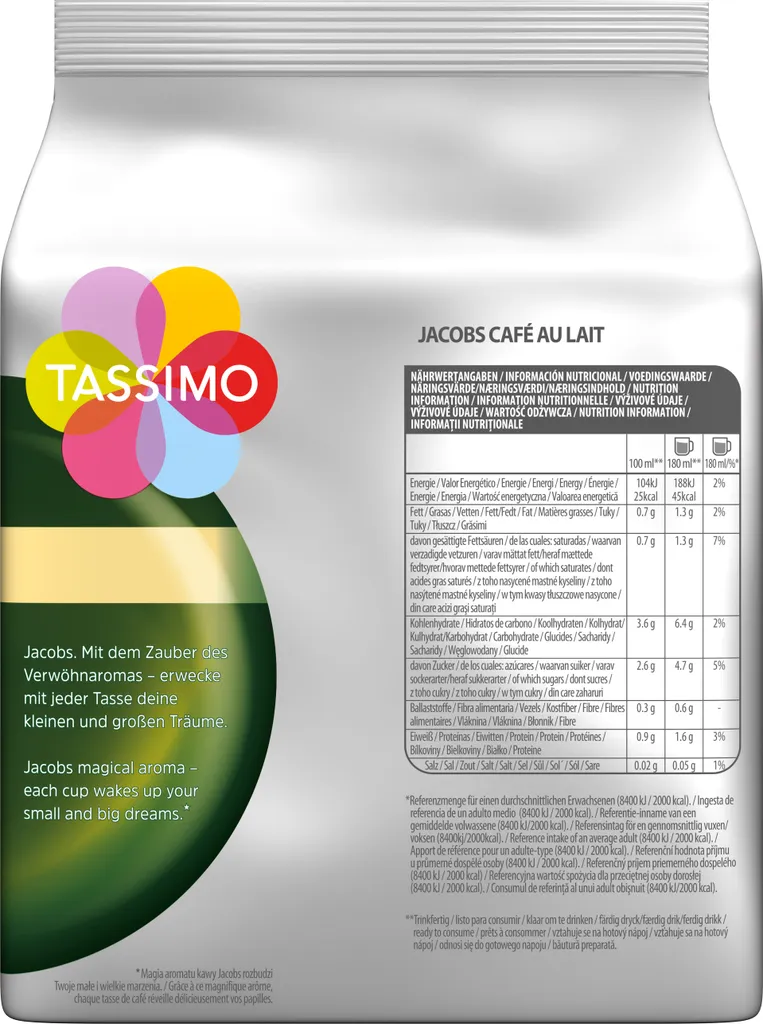 Tassimo Jacobs Café Au Lait | 16 T Discs, Kaffeekapseln 4 Tassimo Jacobs Café Au Lait | 16 T Discs, Kaffeekapseln – Bild 2