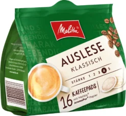 MELITTA Kaffeepads Auslese Klassisch 10x16 Pads Vollmundig Und Temperamentvoll 9 MELITTA Kaffeepads Auslese Klassisch 10x16 Pads Vollmundig Und Temperamentvoll -Kaffeeprodukte 7187addffd44279cdbd29b270aba3b5a